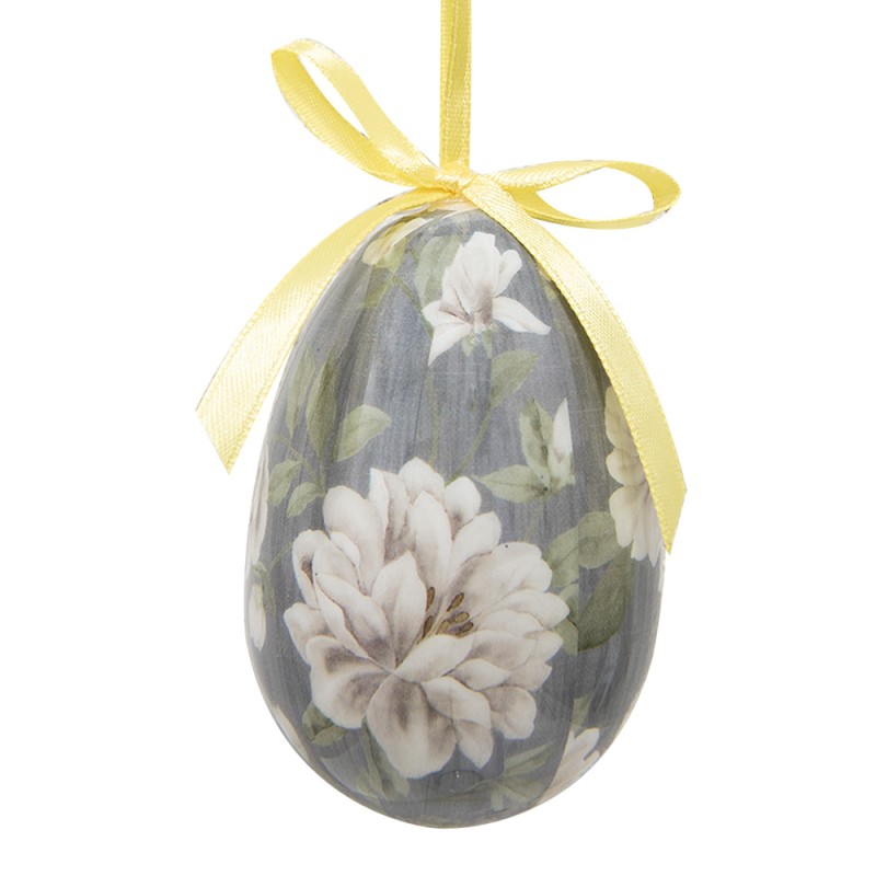 Clayre & Eef Ciondolo di Pasqua Uovo Ø 5x8 cm Multi Plastica
