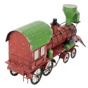 Clayre & Eef Décoration de Noël Image Train 168x30x46 cm Rouge Métal