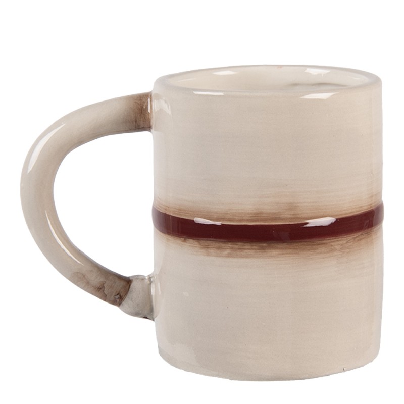Clayre & Eef Tazza Cervo 250 ml / 250 ml Beige Ceramica Cervo