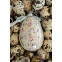 Clayre & Eef Set di 6 decorazioni pasquali Uovo Ø 7x10 cm Multi Plastica
