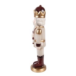 Clayre & Eef Christmas Decoration Figurine Nutcracker 9x7x26 cm Beige Ceramic