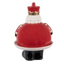 Clayre & Eef Bol de décoration Casse-noisette Ø 17x25 cm Rouge Céramique
