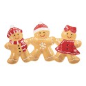Clayre & Eef Scodella decorativa Uomo di pan di zenzero 37x20x3 cm Marrone Ceramica
