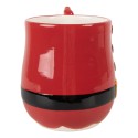 Clayre & Eef Tasse Weihnachtsmann 400 ml Rot Keramik