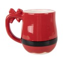 Clayre & Eef Tasse Weihnachtsmann 400 ml Rot Keramik