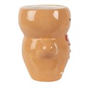 Clayre & Eef Mug Bonhomme en pain d‘épice 300 ml Marron Céramique