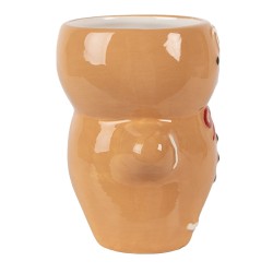 Clayre & Eef Mug Bonhomme en pain d‘épice 300 ml Marron Céramique