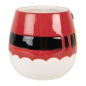 Clayre & Eef Mug Père Noël 400 ml / 500 ml Rouge Céramique