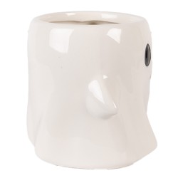 Clayre & Eef Mug Ghost 350 ml White Ceramic