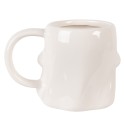 Clayre & Eef Mug Ghost 350 ml White Ceramic