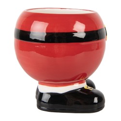 Clayre & Eef Tasse Weihnachtsmann 400 ml Rot Keramik