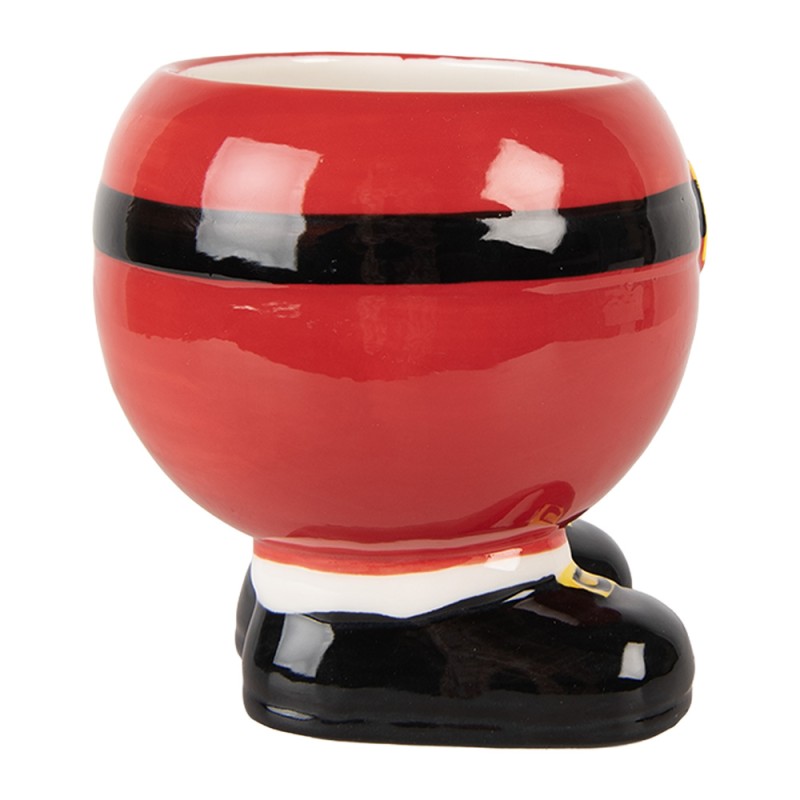 Clayre & Eef Tasse Weihnachtsmann 400 ml Rot Keramik