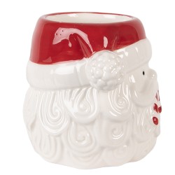 Clayre & Eef Mok Kerstman 500 ml Wit Keramiek