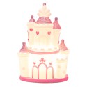 Clayre & Eef Luce Notturna per Bambini LED 16x11x24 cm Rosa Plastica