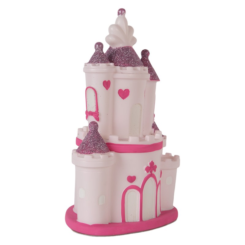 Clayre & Eef Luce Notturna per Bambini LED 16x11x24 cm Rosa Plastica