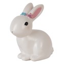 Clayre & Eef Luce Notturna per Bambini Coniglio LED 21x13x22 cm Bianco Plastica