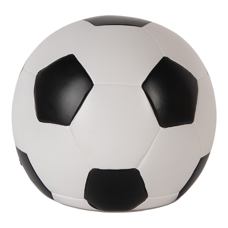 Clayre & Eef Luce Notturna per Bambini Palla LED Ø 14x12 cm Bianco Plastica