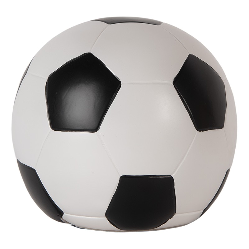 Clayre & Eef Luce Notturna per Bambini Palla LED Ø 14x12 cm Bianco Plastica