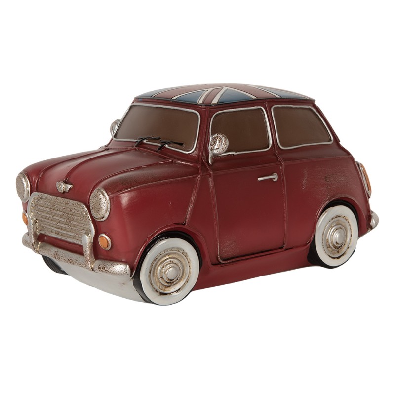 Clayre & Eef Luce Notturna per Bambini Auto LED 23x14x12 cm Rosso Plastica