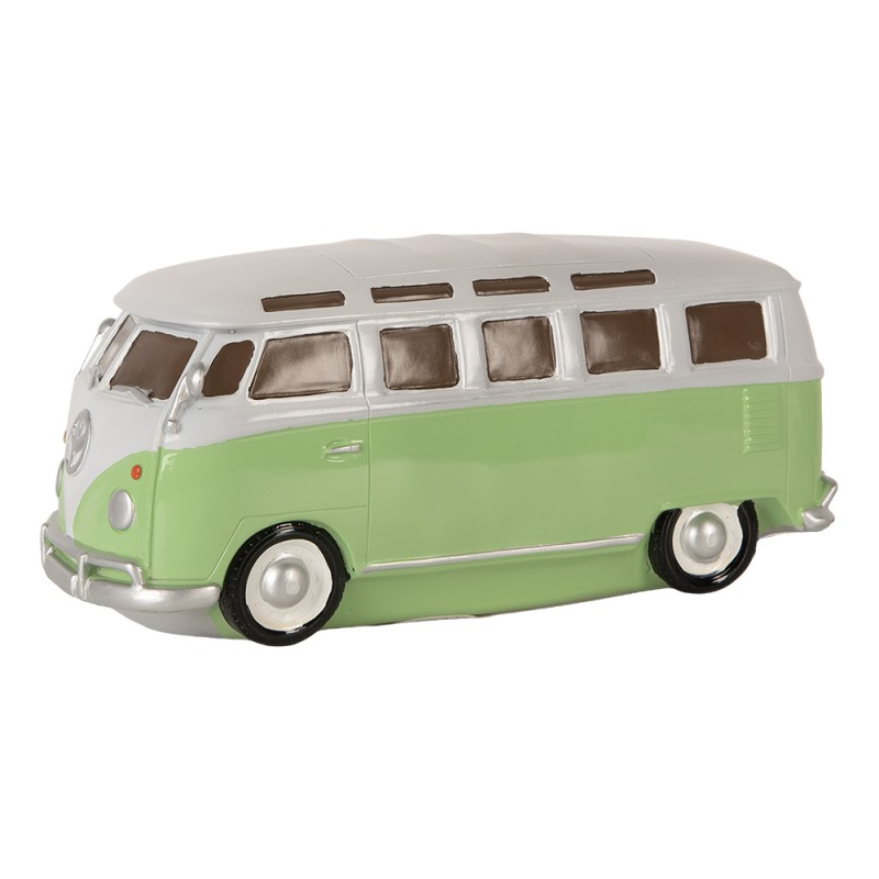 Clayre & Eef Lampada da tavolo Autobus 24x10x11 cm Verde Plastica