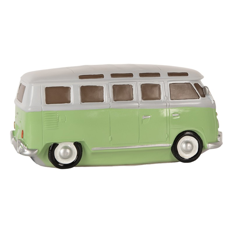 Clayre & Eef Lampada da tavolo Autobus 24x10x11 cm Verde Plastica
