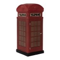 Clayre & Eef Luce Notturna per Bambini LED 10x10x23 cm Rosso Plastica