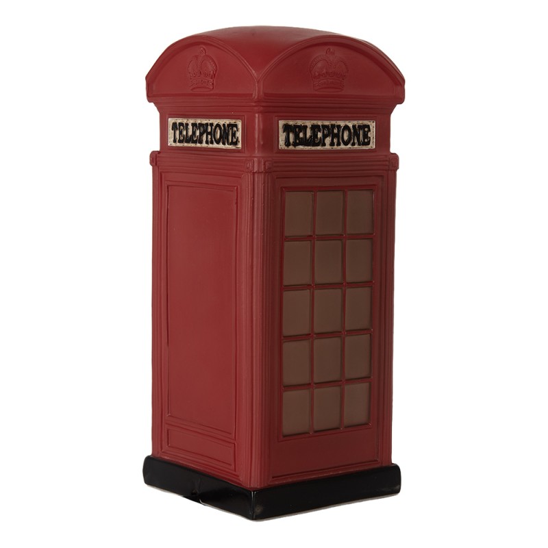 Clayre & Eef Luce Notturna per Bambini LED 10x10x23 cm Rosso Plastica