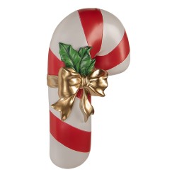 Clayre & Eef Luce Notturna per Bambini Bastoncino di zucchero LED 22x8x33 cm Bianco Plastica