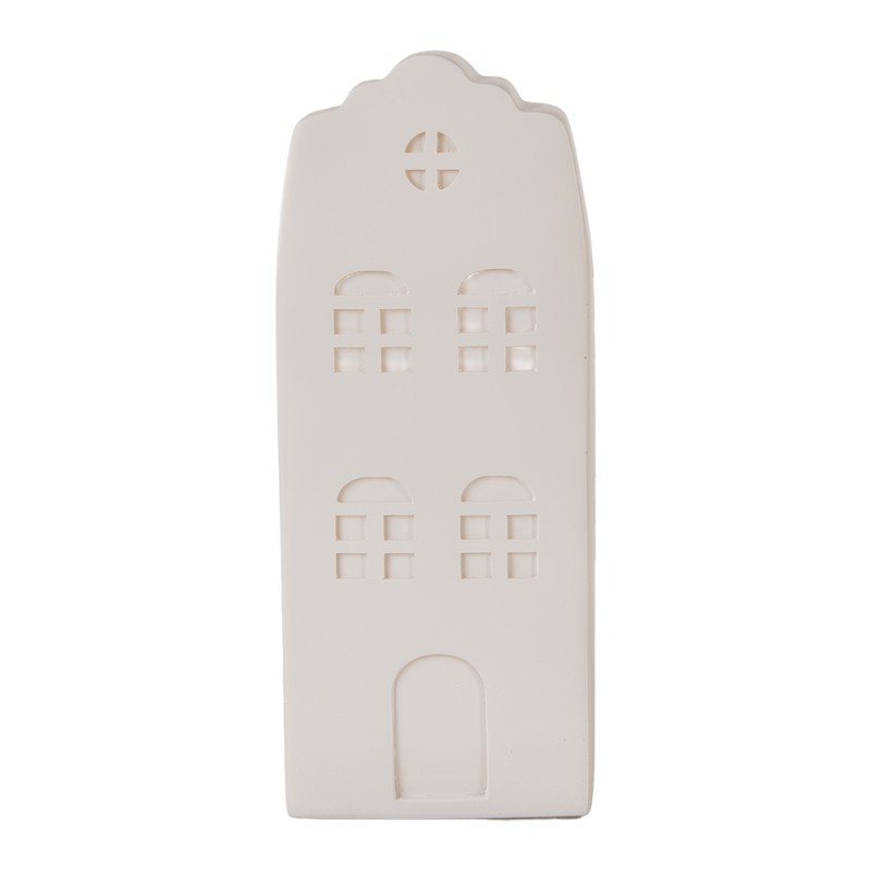 Clayre & Eef Luce Notturna per Bambini Casa LED 9x9x21 cm Bianco Plastica