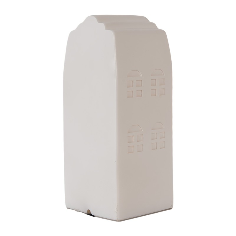 Clayre & Eef Luce Notturna per Bambini Casa LED 9x9x21 cm Bianco Plastica