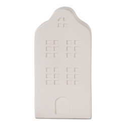 Clayre & Eef Luce Notturna per Bambini Casa LED 8x9x17 cm Bianco Plastica