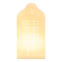 Clayre & Eef Luce Notturna per Bambini Casa LED 8x9x17 cm Bianco Plastica