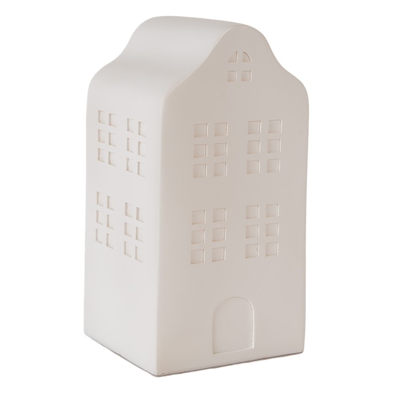 Clayre & Eef Luce Notturna per Bambini Casa LED 8x9x17 cm Bianco Plastica