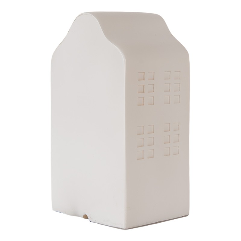 Clayre & Eef Luce Notturna per Bambini Casa LED 8x9x17 cm Bianco Plastica