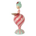 Clayre & Eef Statuetta decorativa Ragazza 22x20x46 cm Rosa Plastica