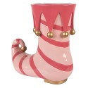 Clayre & Eef Fioriera Stivale 35x17x32 cm Rosa Plastica