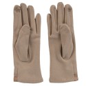 Juleeze Handschoenen Winter 9x24 cm Beige Polyester