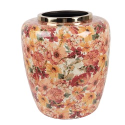 Clayre & Eef Vaas Ø 33x36 cm Beige Metaal