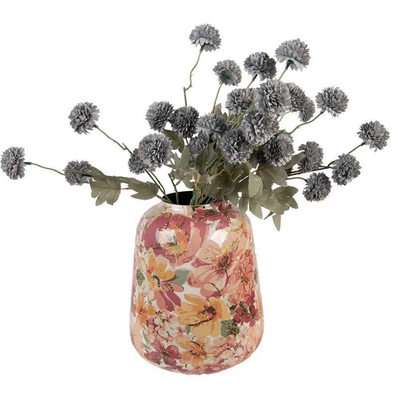 Clayre & Eef Vase Ø 35x52 cm Rose Métal