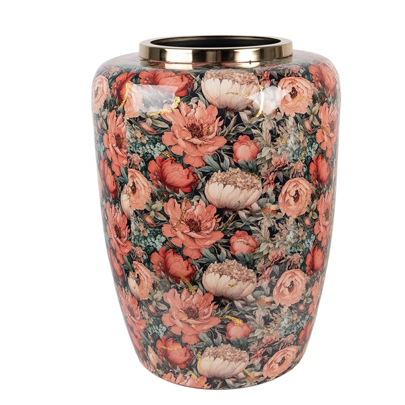 Clayre & Eef Vase Ø 33x44 cm Grün Metall