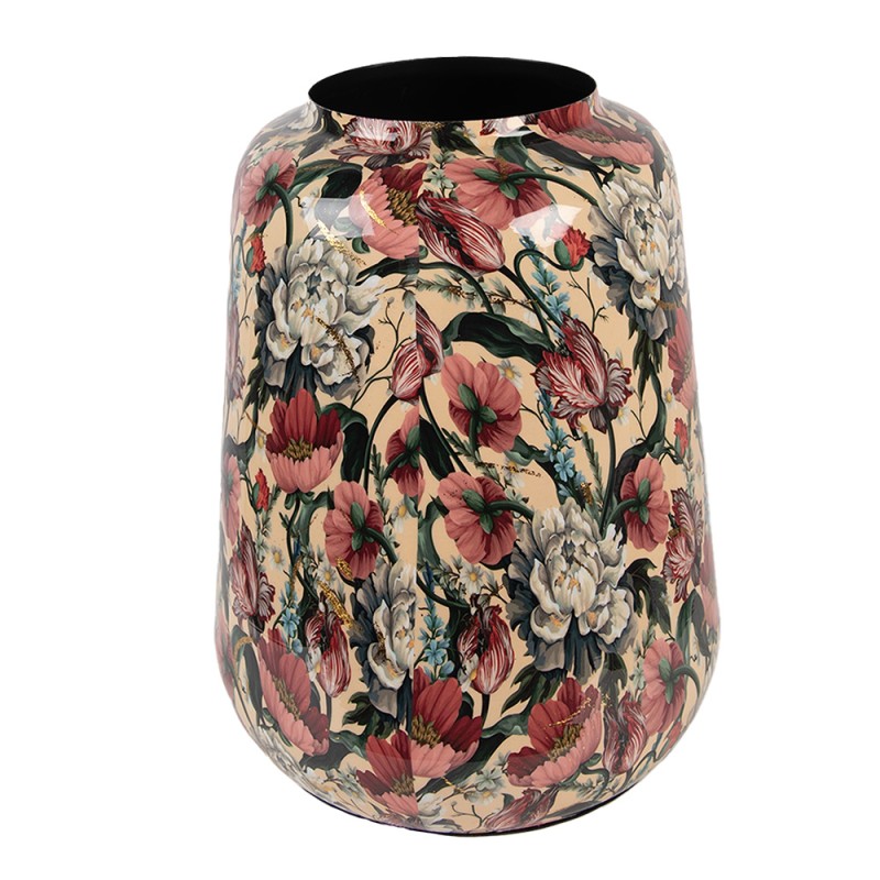 Clayre & Eef Vase Ø 27x34 cm Beige Metall