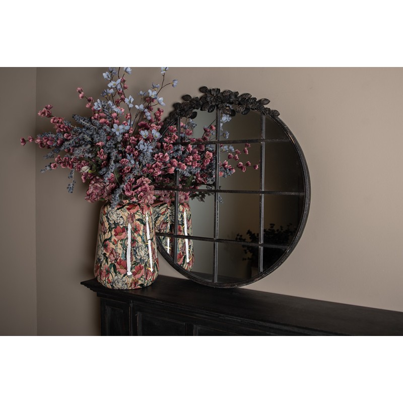 Clayre & Eef Vase Ø 27x34 cm Beige Metall