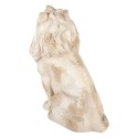 Clayre & Eef Decoratie Beeld Leeuw 50x30x62 cm Beige Keramiek