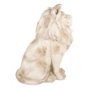 Clayre & Eef Decoratie Beeld Leeuw 50x30x62 cm Beige Keramiek