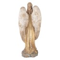 Clayre & Eef Decoratie Beeld Engel 28x22x71 cm Beige Keramiek
