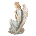 Clayre & Eef Decoratie Beeld Engel 34x36x55 cm Beige Keramiek