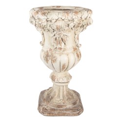 Clayre & Eef Bloempot Ø 35x56 cm Beige Keramiek