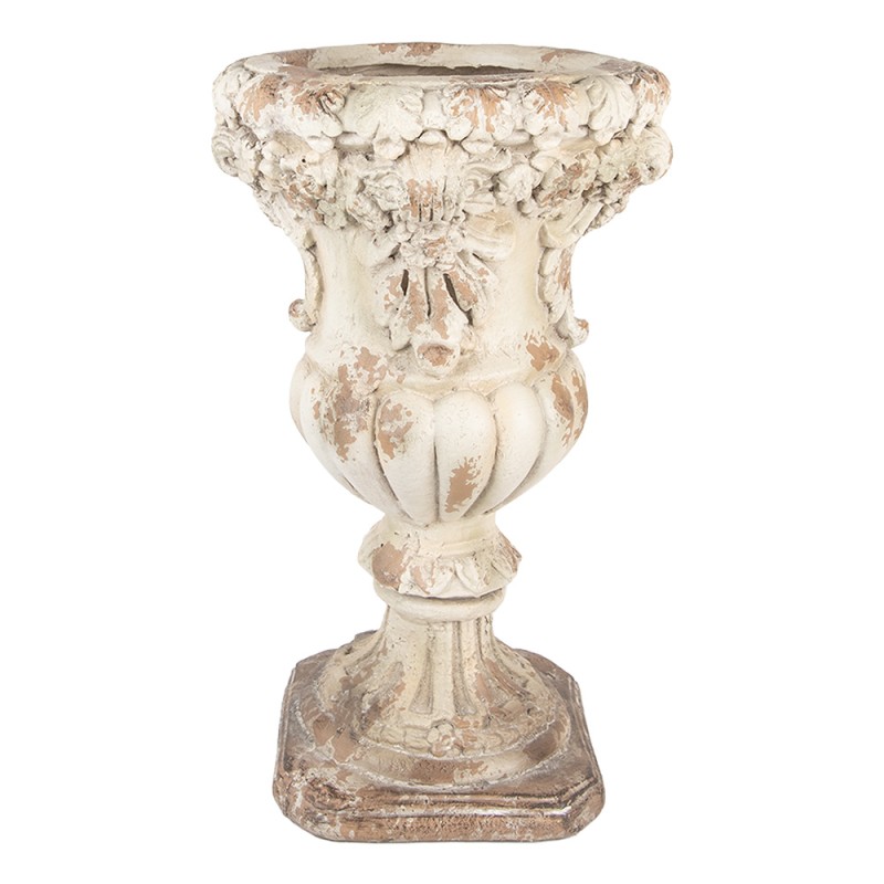 Clayre & Eef Bloempot Ø 35x56 cm Beige Keramiek