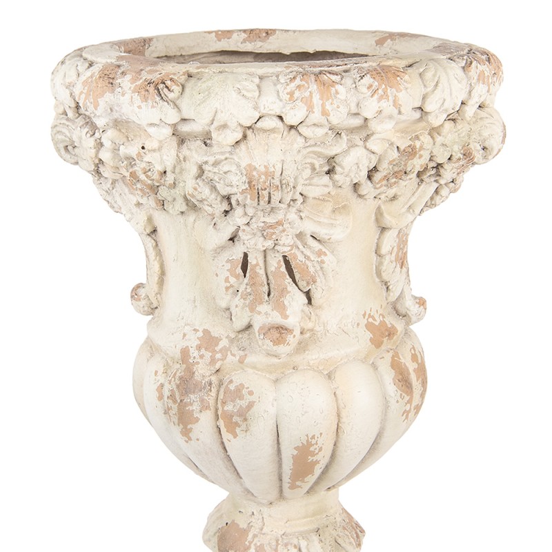 Clayre & Eef Bloempot Ø 35x56 cm Beige Keramiek