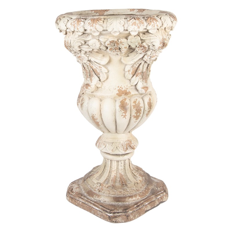 Clayre & Eef Bloempot Ø 35x56 cm Beige Keramiek